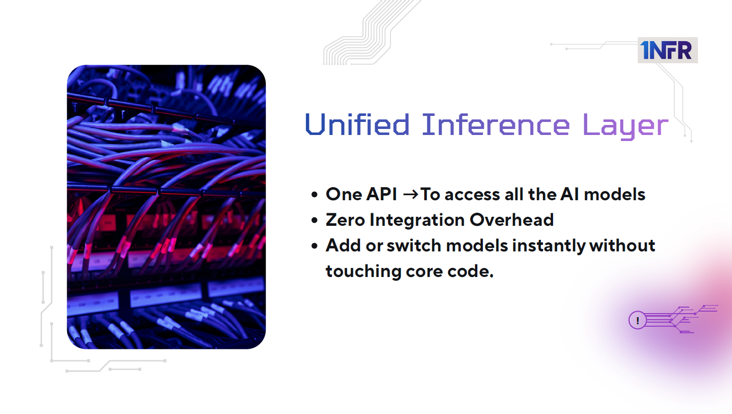 oneinfer.ai - Screenshot 2 showing product features and functionality