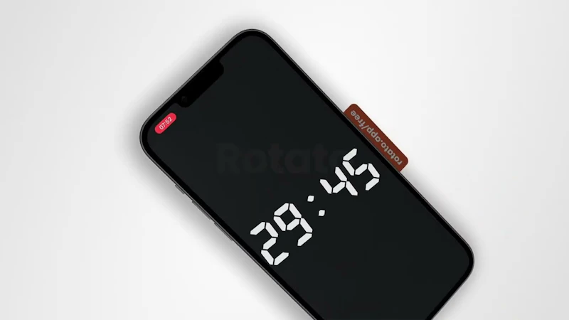 Focus Timer Desk Clock screenshot 1 (video preview)