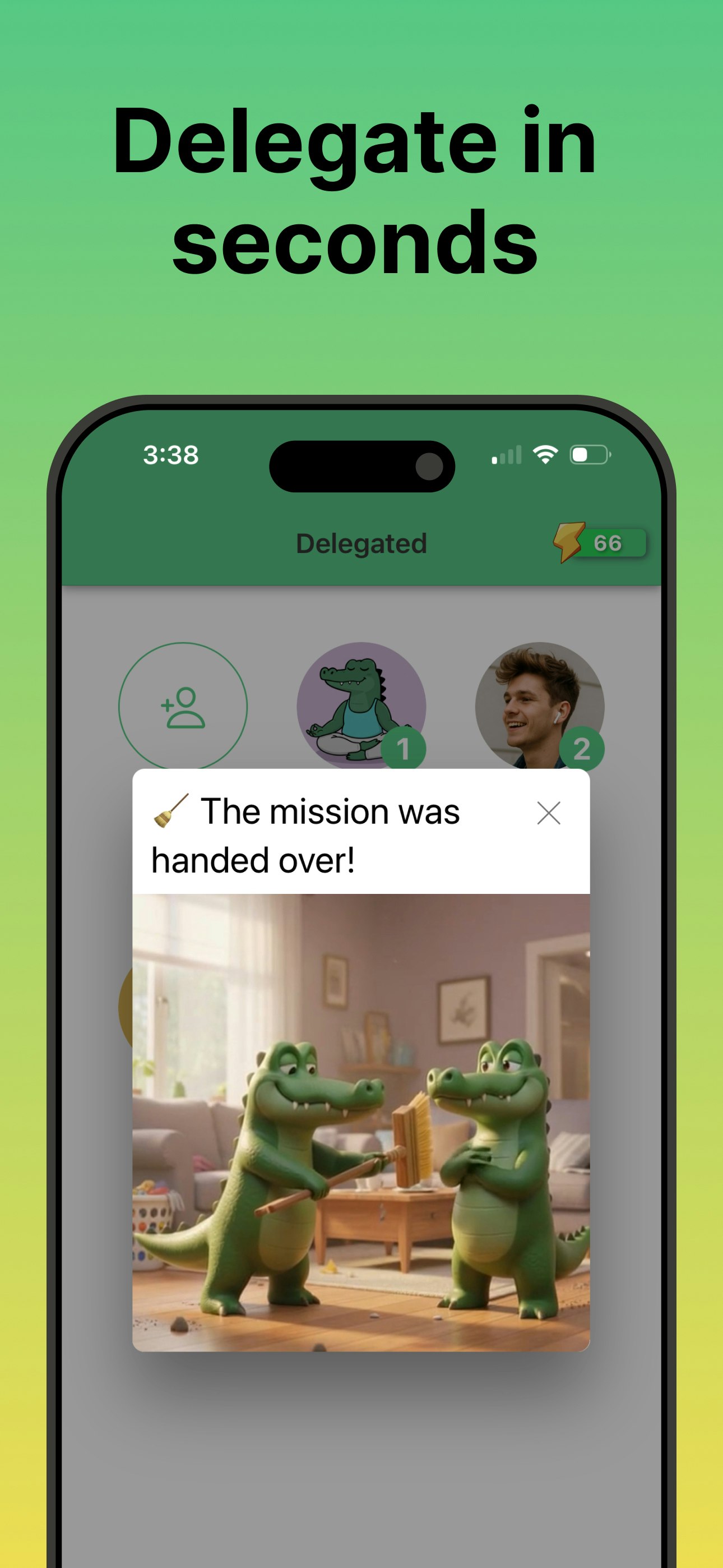 Delegator - Screenshot 3 showing product features and functionality