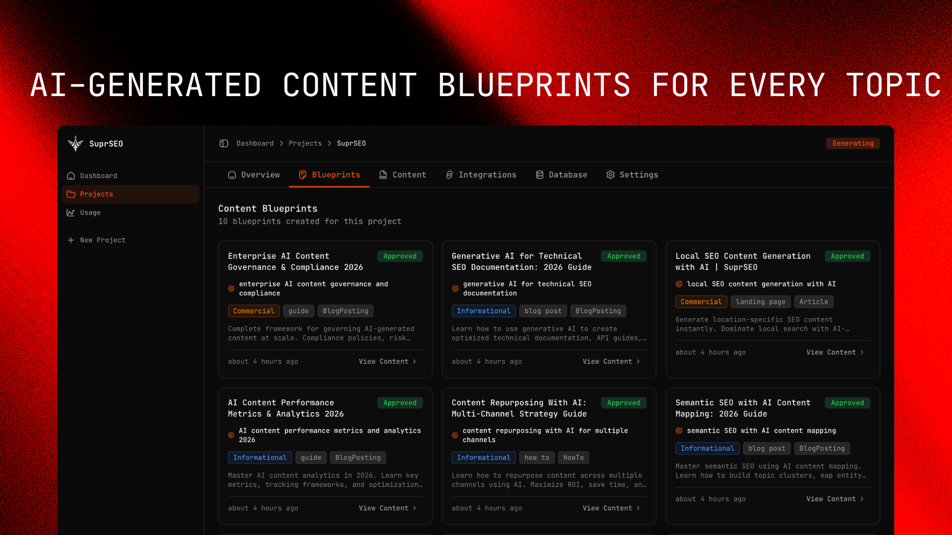 SuprSEO - Screenshot 4 showing product features and functionality