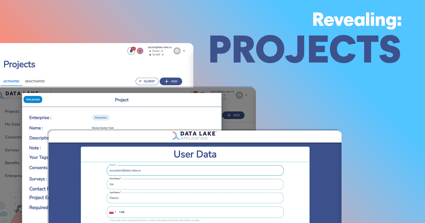 Data Lake Application - A blockchain-based patient recruitment platform. media 1
