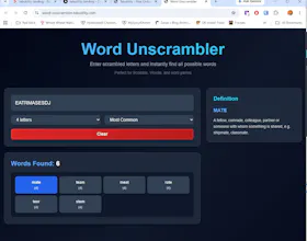 Word Unscrambler gallery image