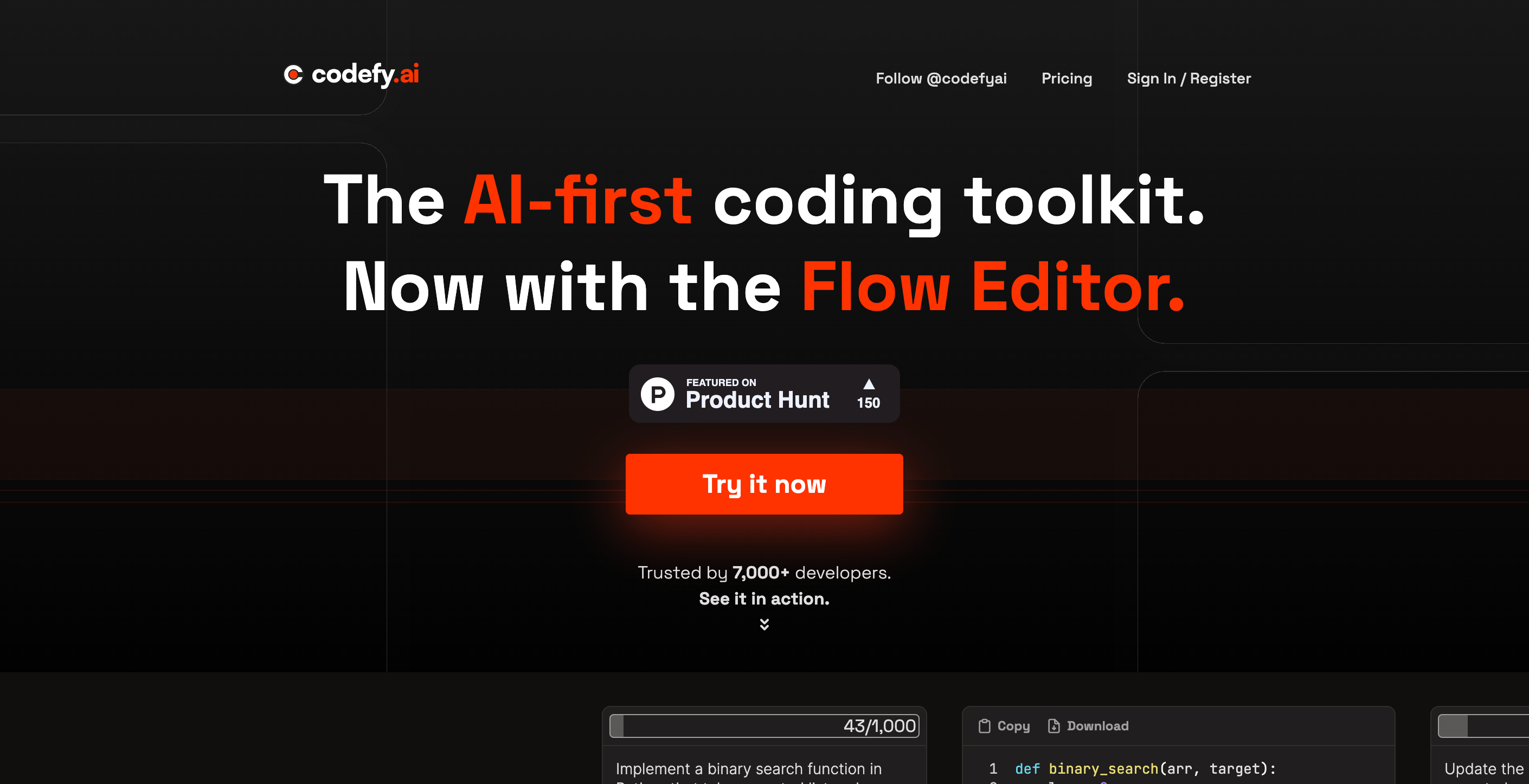 Media CodeFy.AI - Trình chỉnh sửa Flow - Lặp đi lặp lại mã với Trình chỉnh sửa dòng chảy CodeFy.AI!⚡ 6