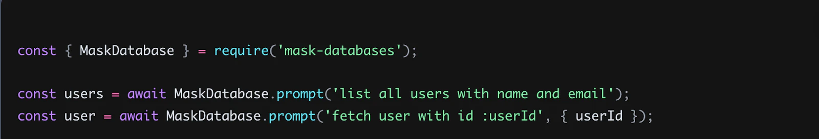 Mask Databases screenshot 2