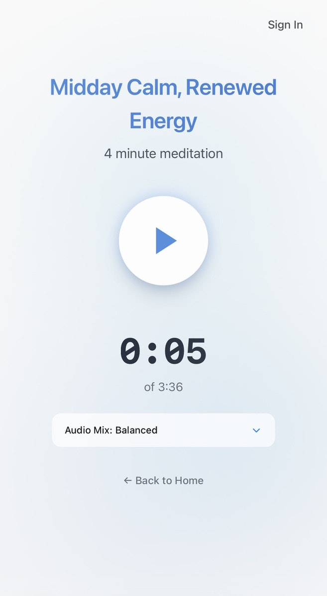 GenMeditation - Personalized meditations instantly based on your needs media 4