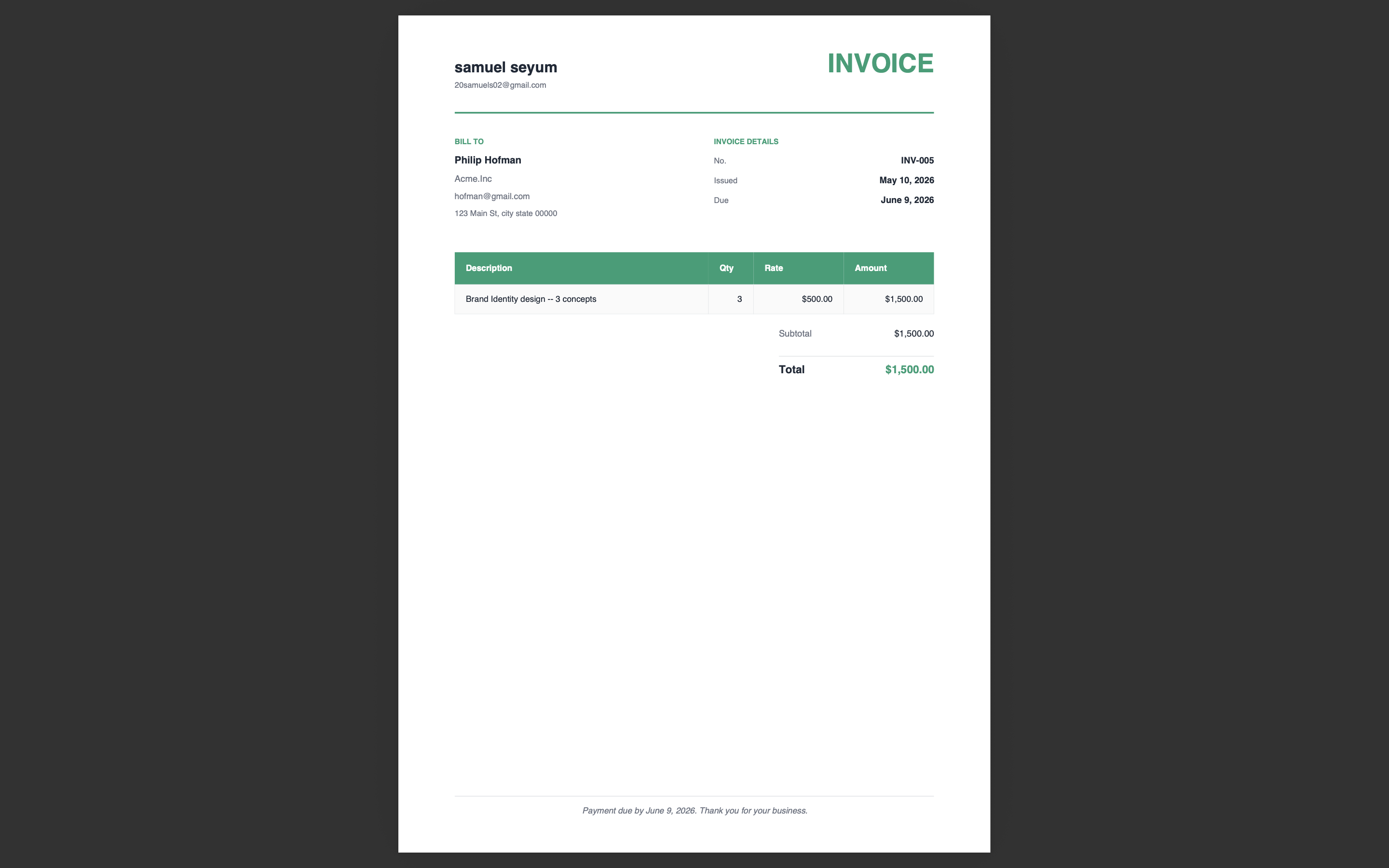 invoiceZap gallery image