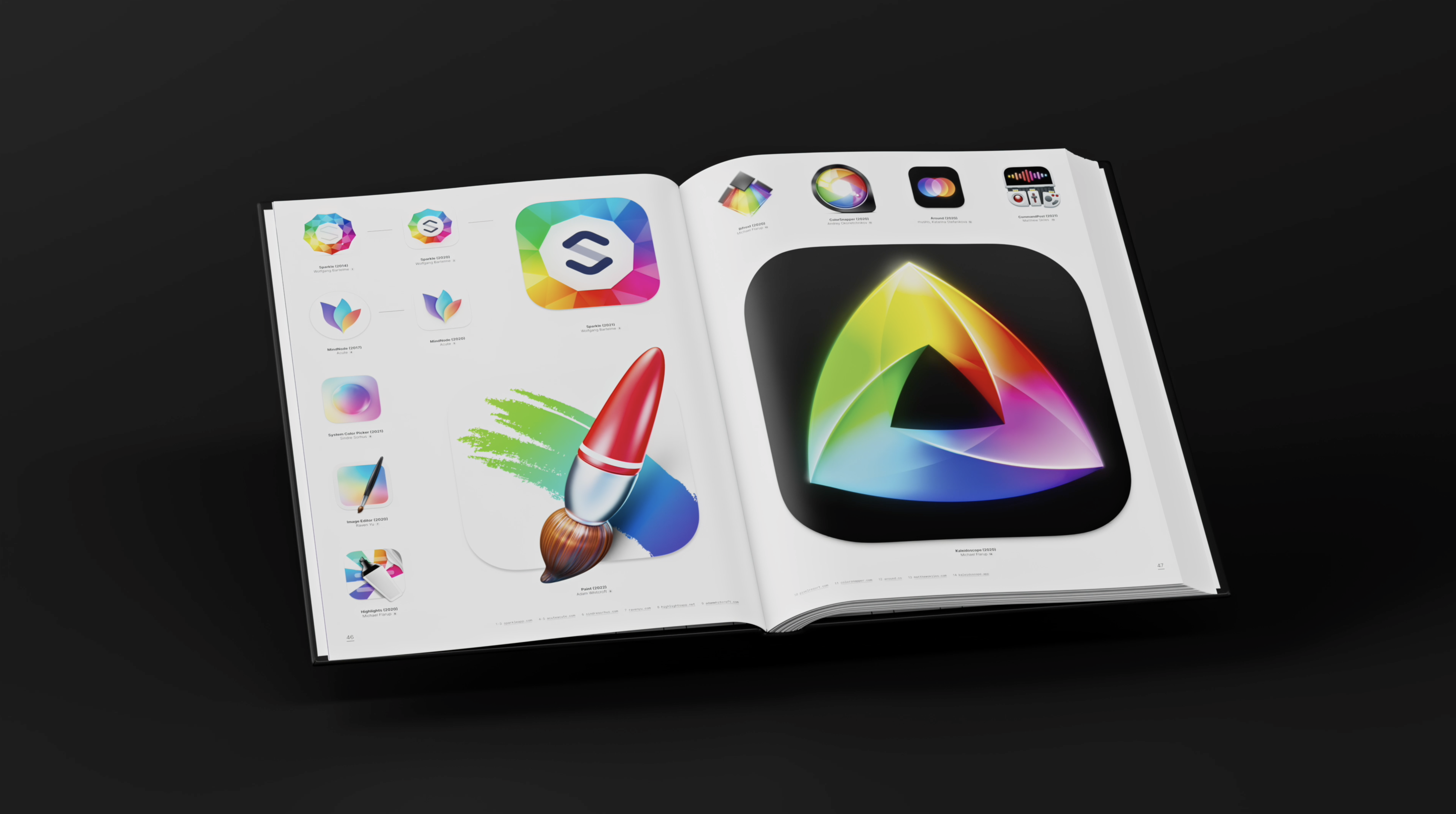 MacOS uygulama simgesi kitabı - Uygulama simgesi tasarımının sanatını ve zanaatını kutlayan bir sanat kitabı medya 4