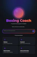 AI Boxing Coach gallery image