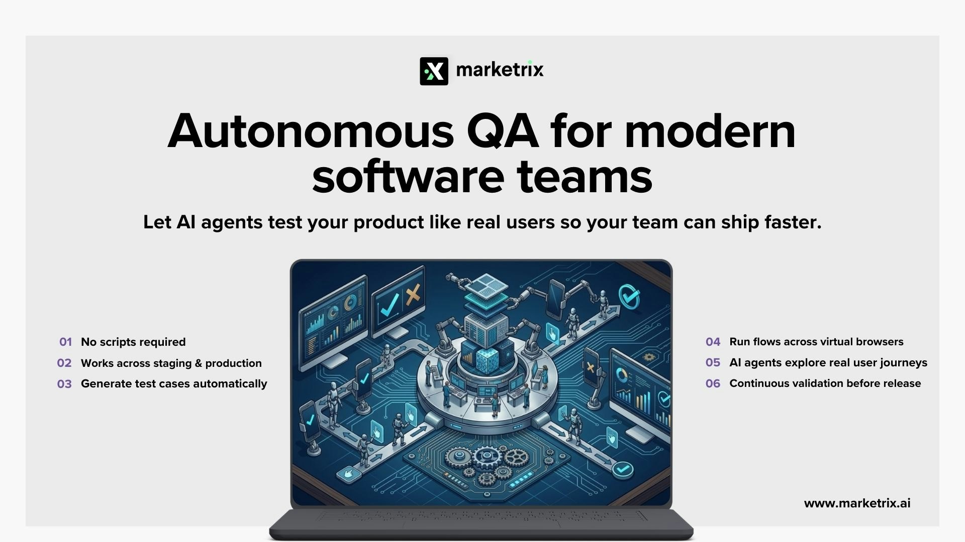 Marketrix User Testing Agent gallery image