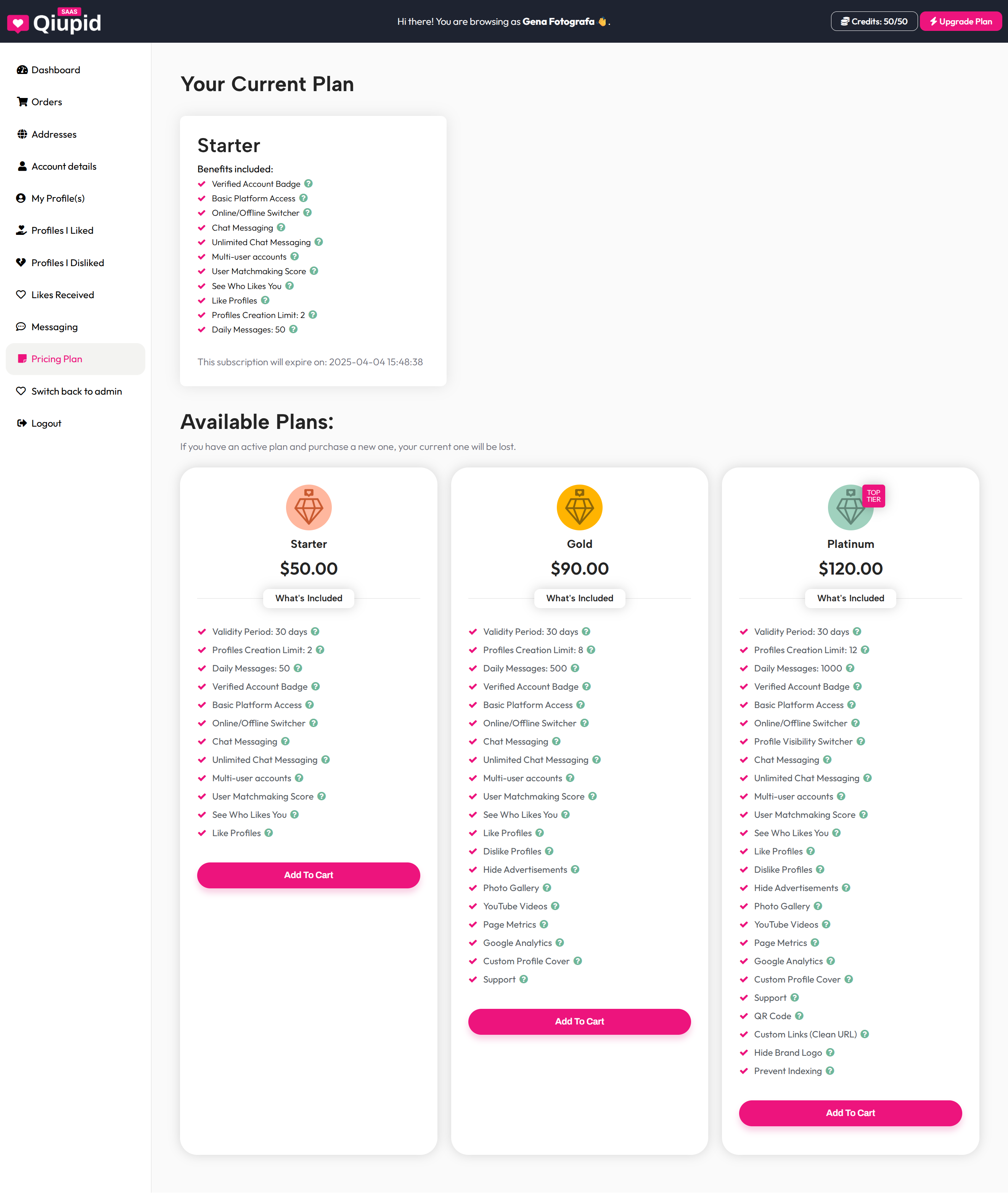 Média Qiupid datant saas - Le 1er SaaS de datation pour WordPress 35