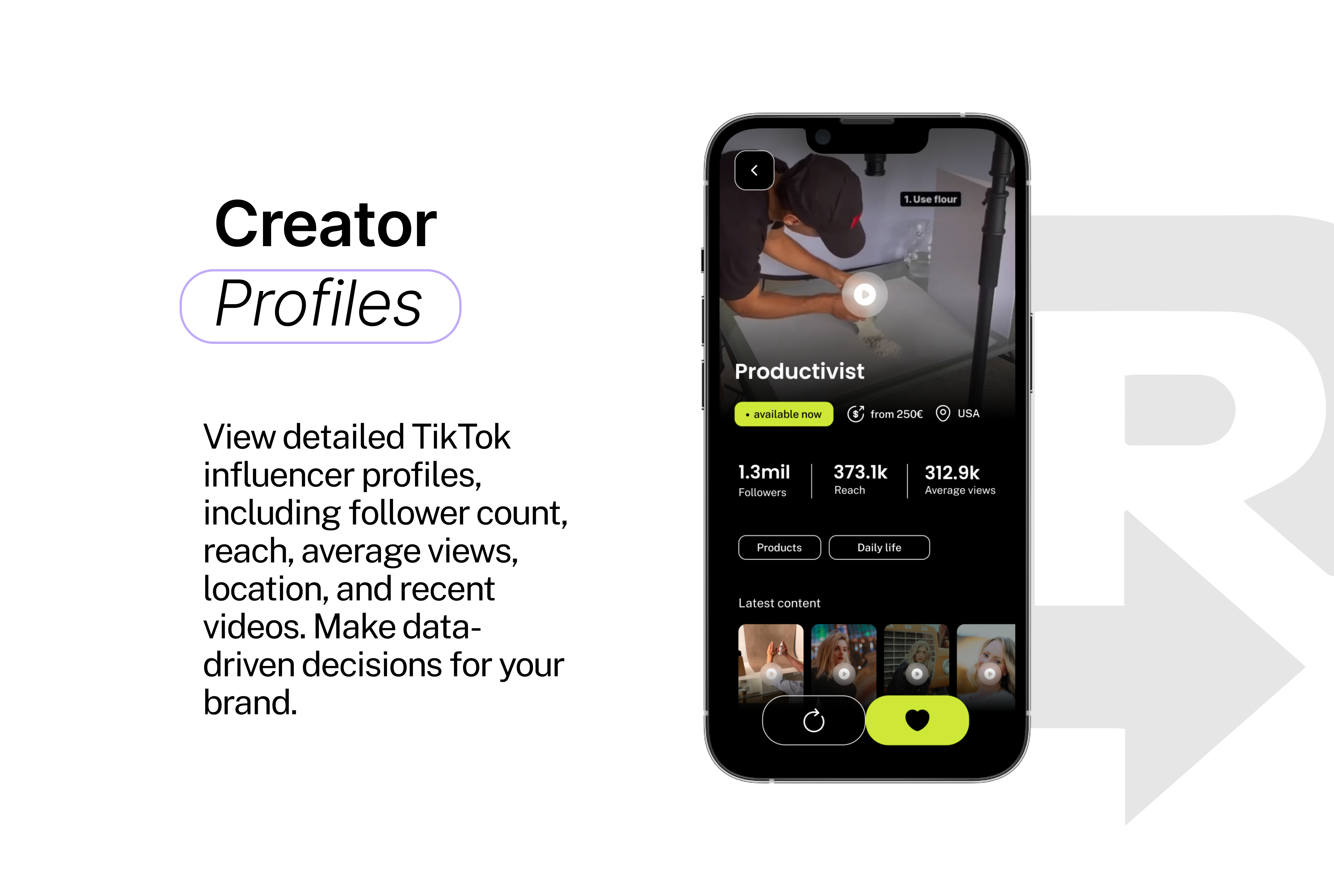 Renzr - Tinder for businesses & creators media 3