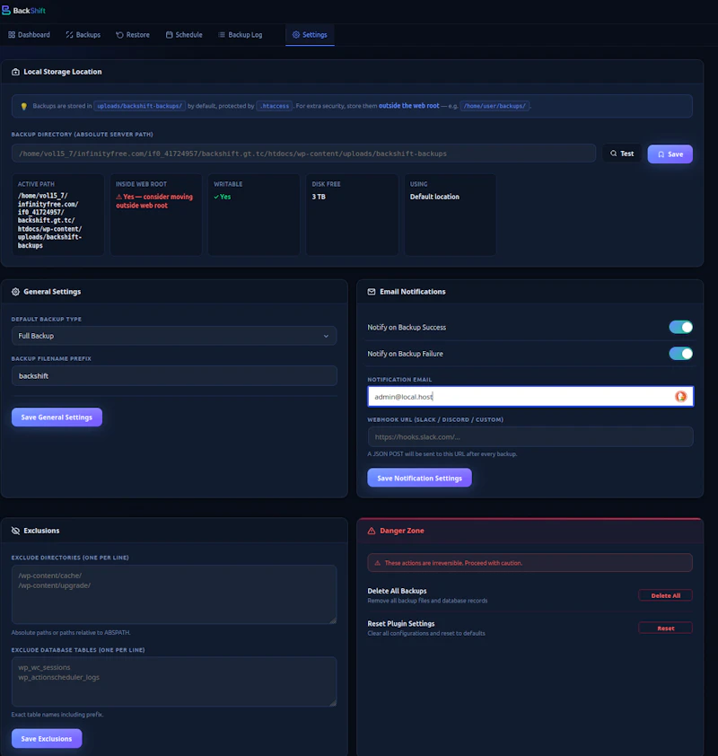 BackShift screenshot 5