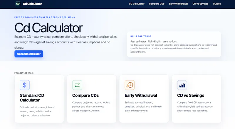Cd Calculator screenshot 5