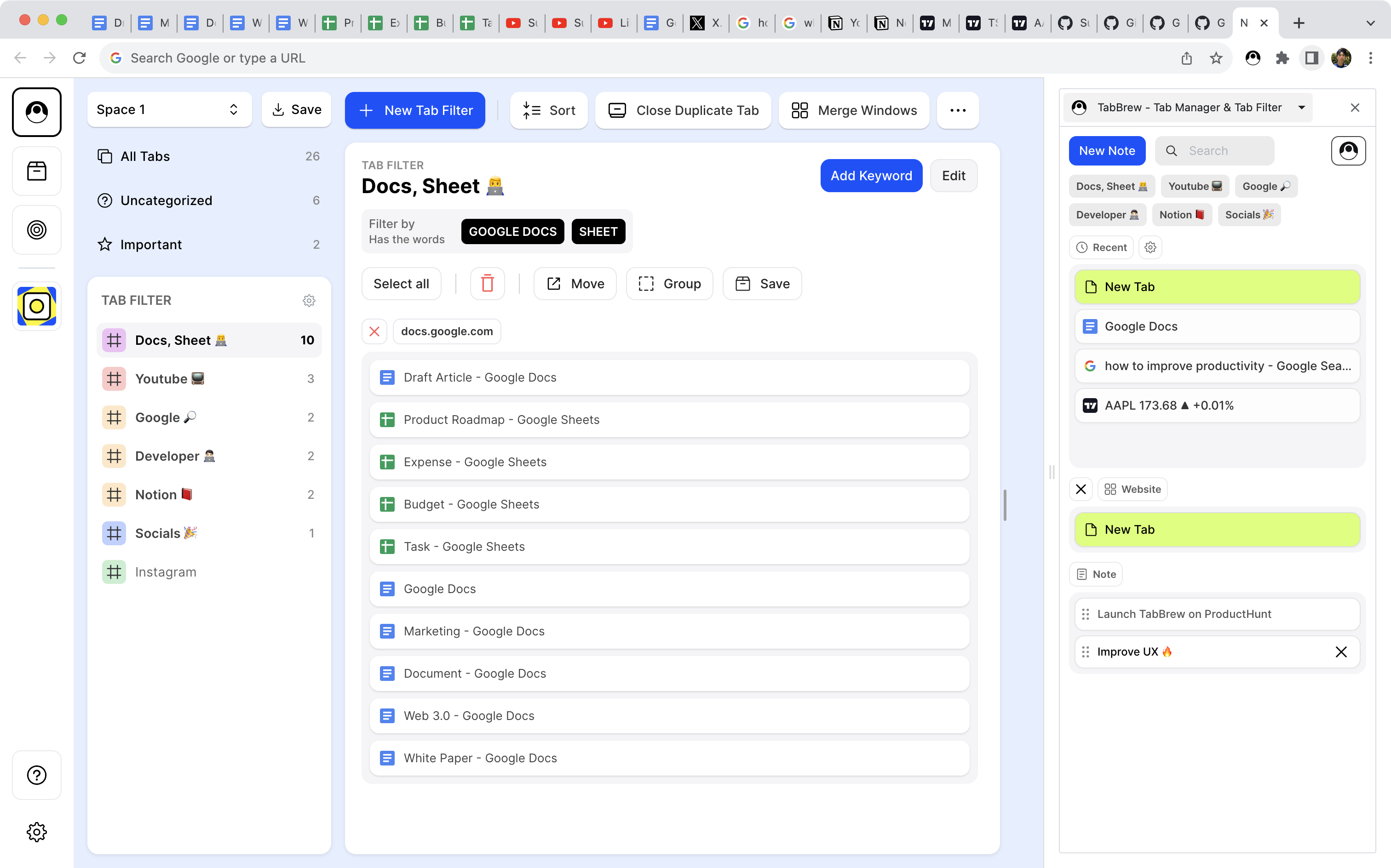 TabBrew gallery image