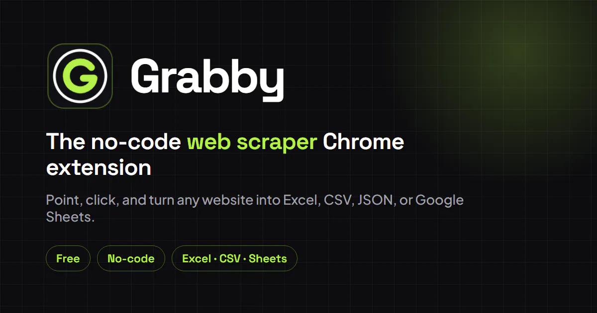 Grabby web scraper gallery image
