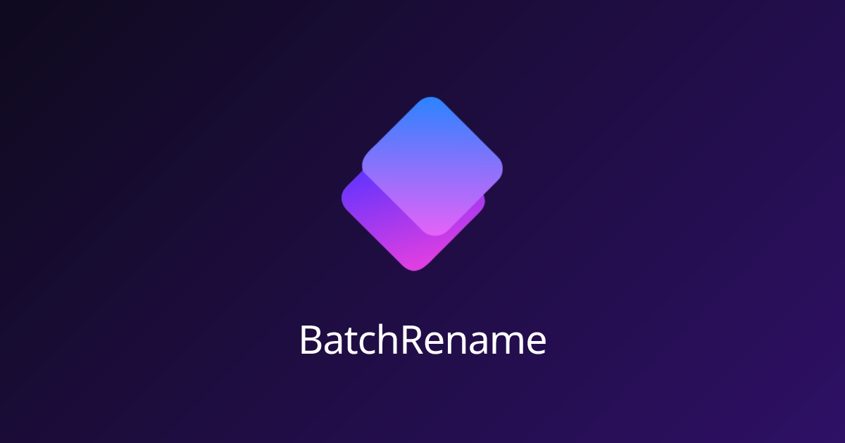 BatchRename gallery image