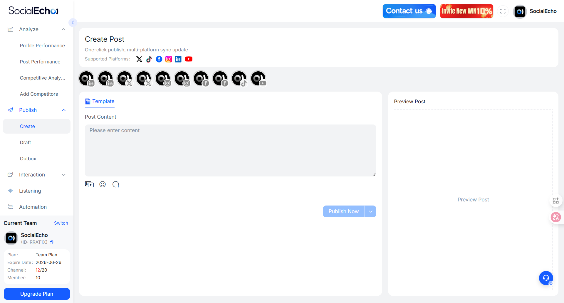 SocialEcho - Screenshot 2 preview