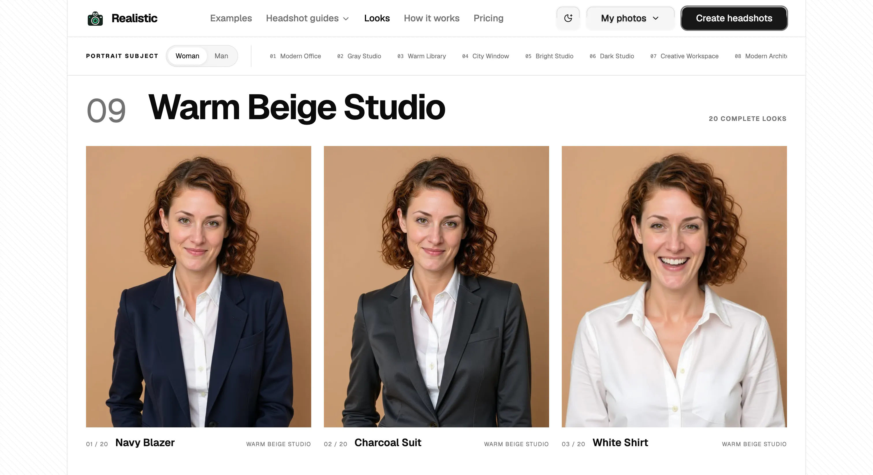 Realistic AI Headshots gallery image