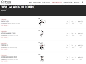 Â Workout Planner gallery image