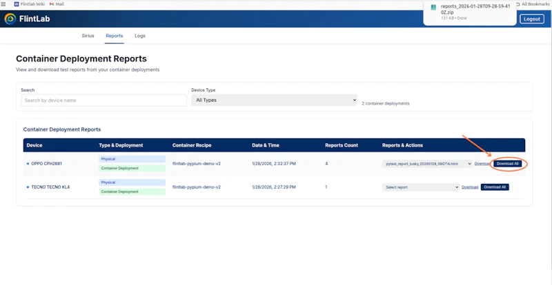 FlintLab Sirius Platform screenshot 10