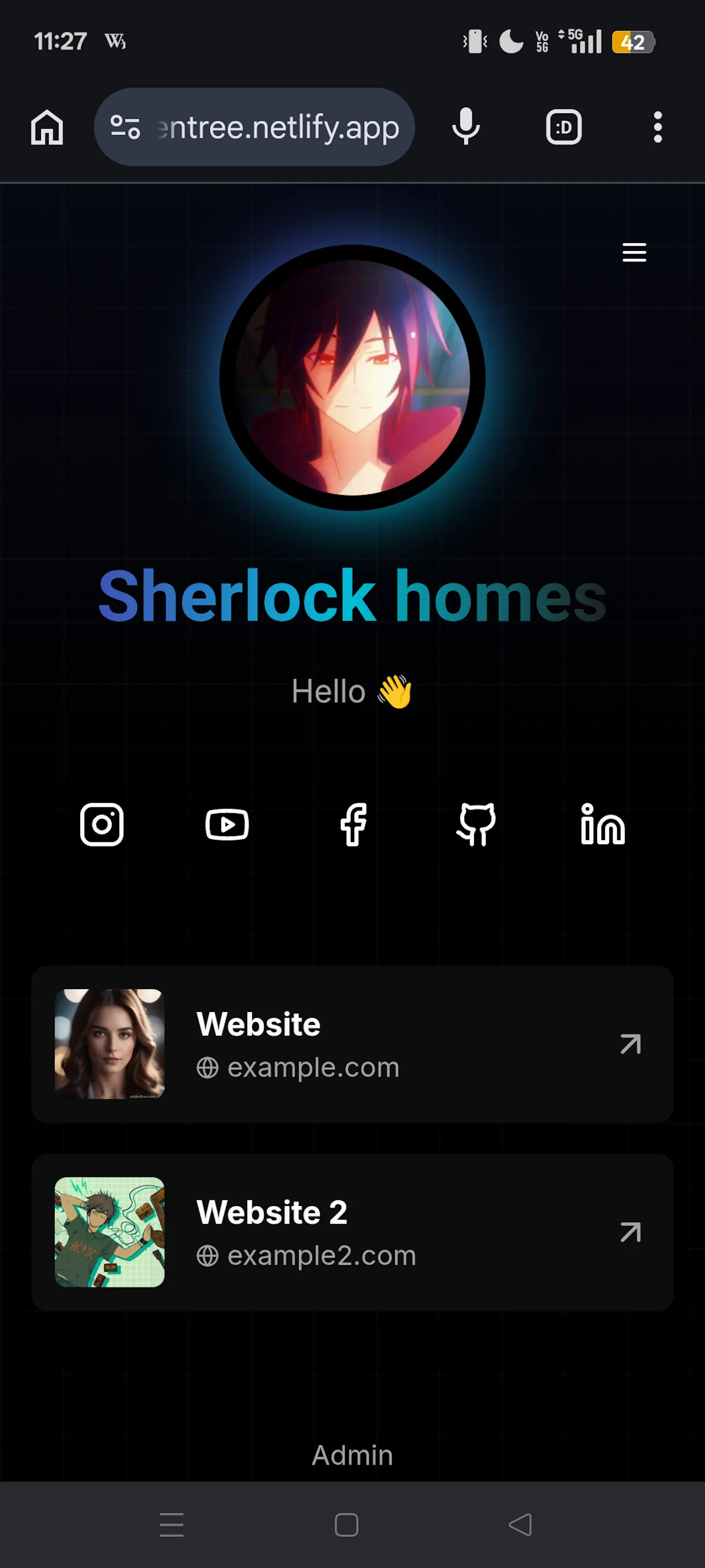 LinkFolio screenshot 2