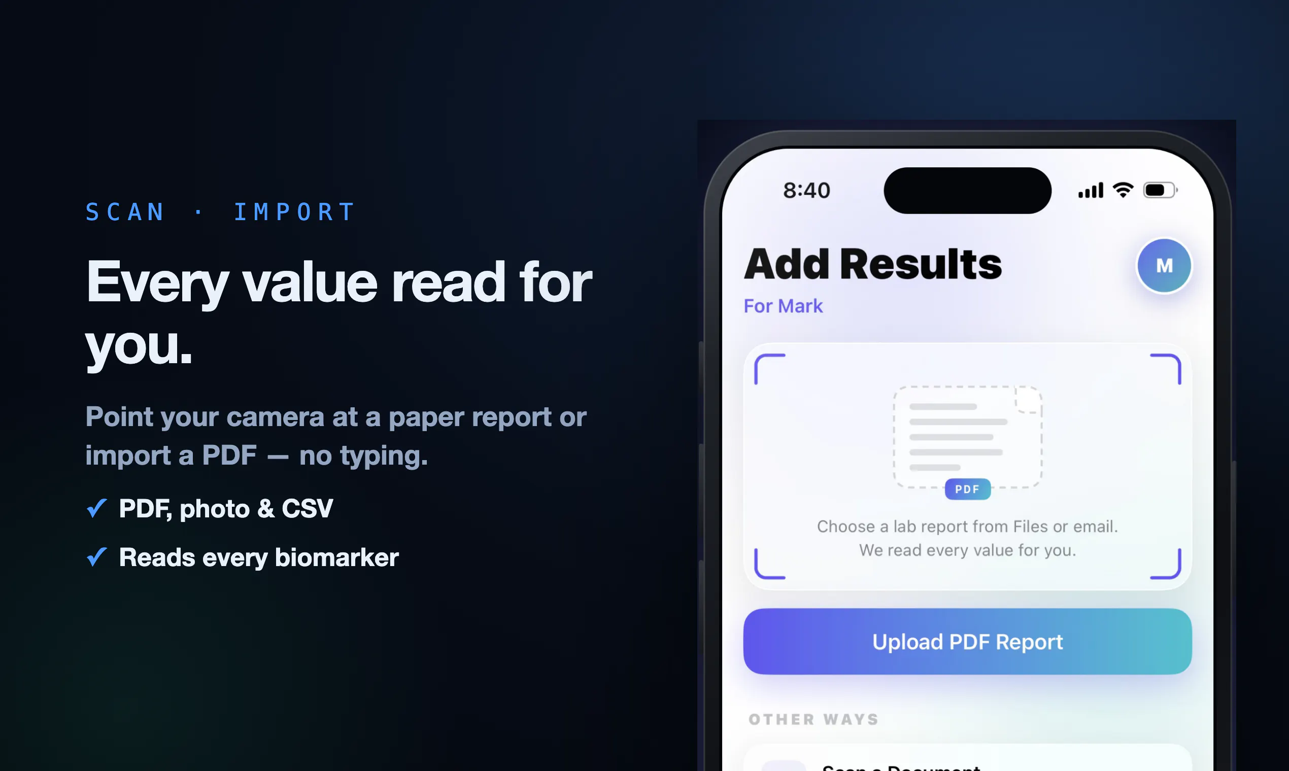 BioMap: Blood Test Tracker gallery image
