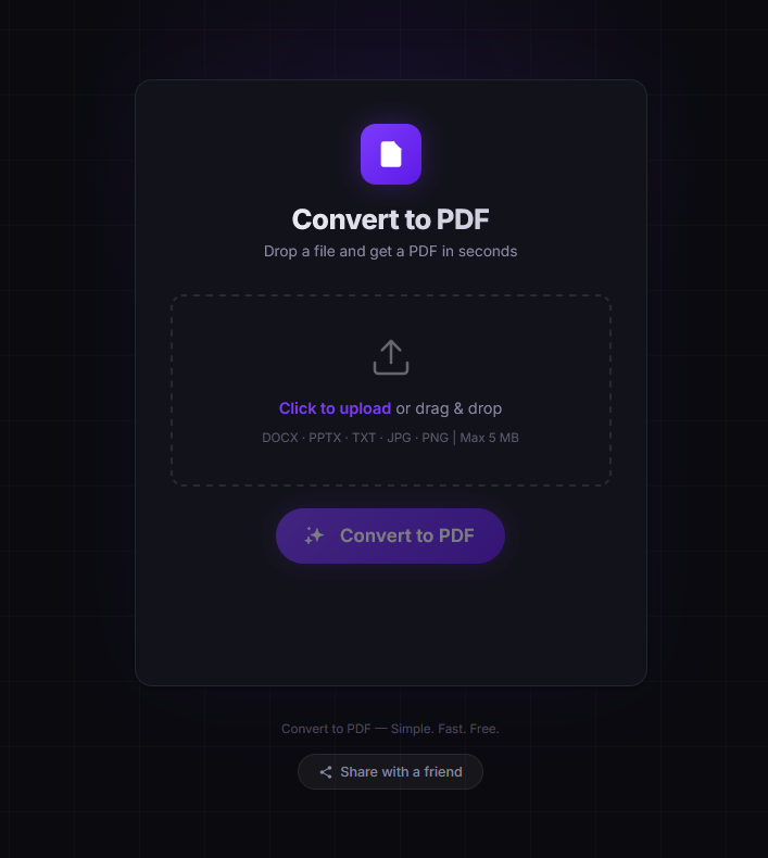 Convert to PDF gallery image