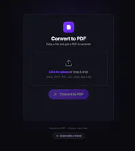 Convert to PDF gallery image