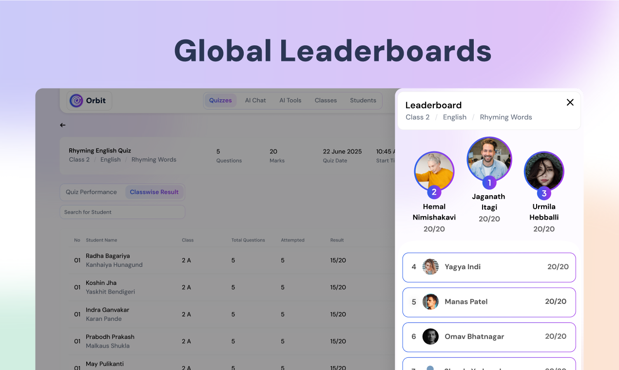 Orbit - AI Powered Quizzing Platform media 4