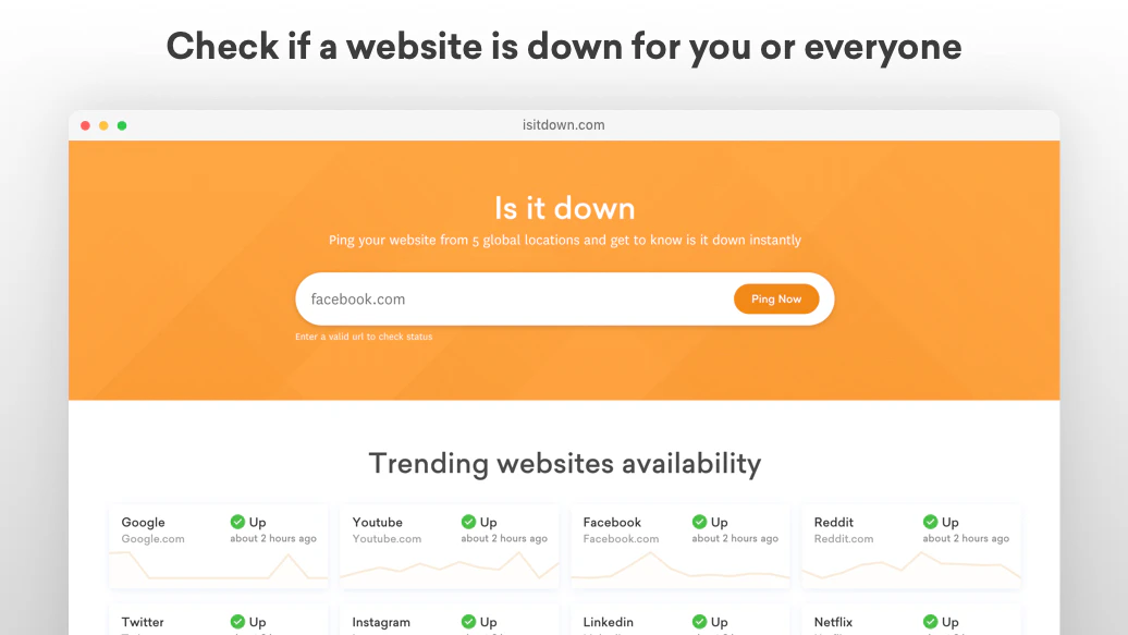 Is it down by Freshping Image