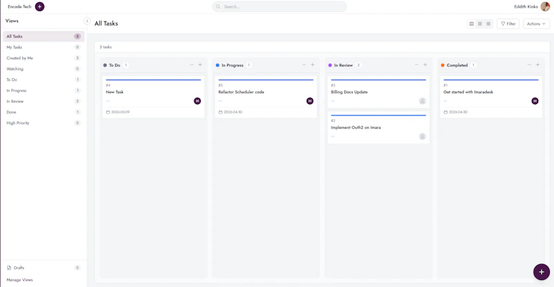 Imaradesk Ticketing System screenshot 4