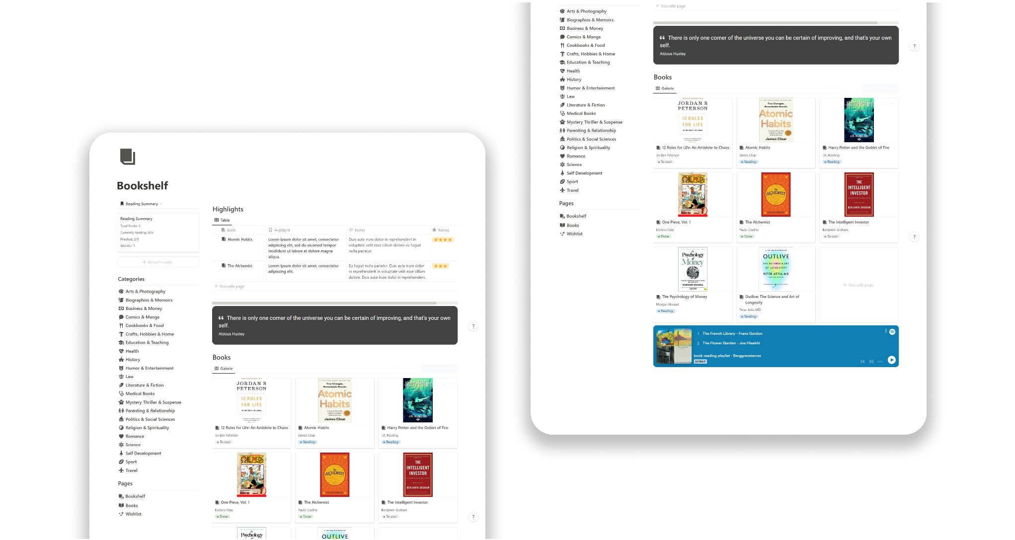 Notion Book Tracker gallery image