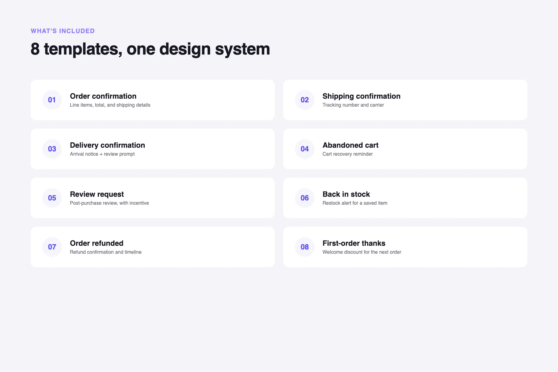 Nimbus: E-Commerce Email Templates gallery image