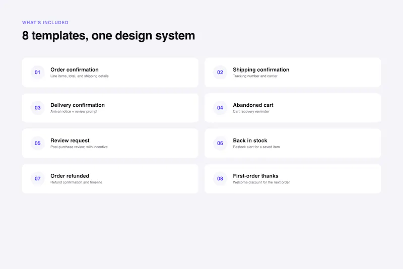 Nimbus: E-Commerce Email Templates screenshot 2