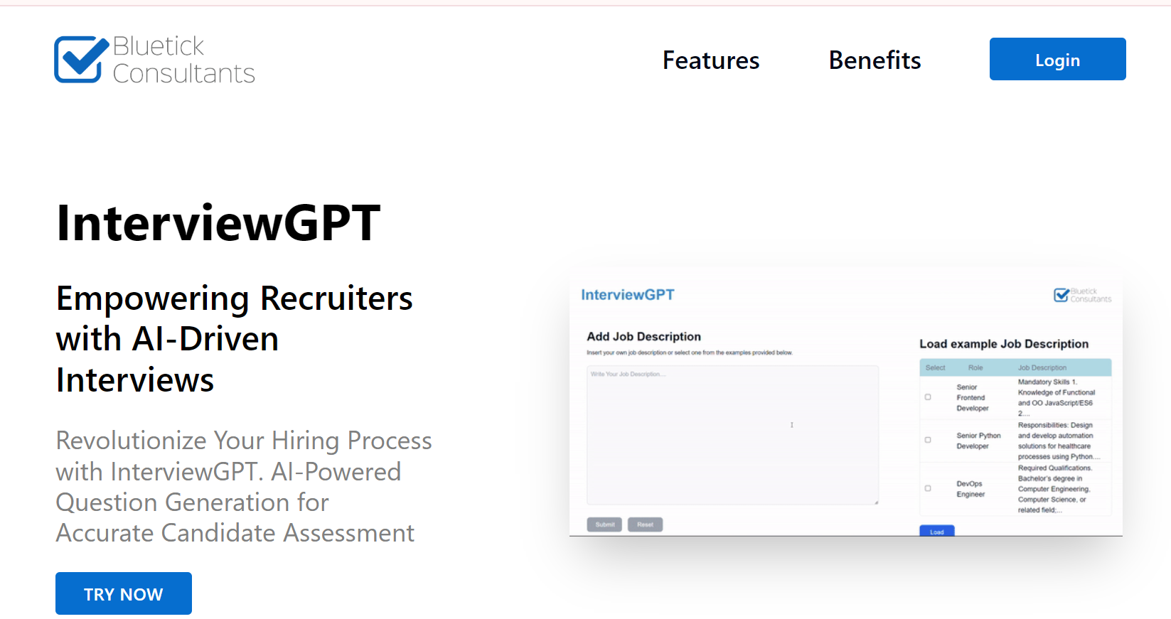 InterviewGPT gallery image