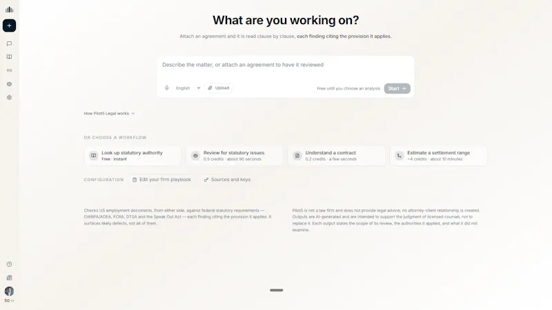 Pilot5 Legal screenshot 3