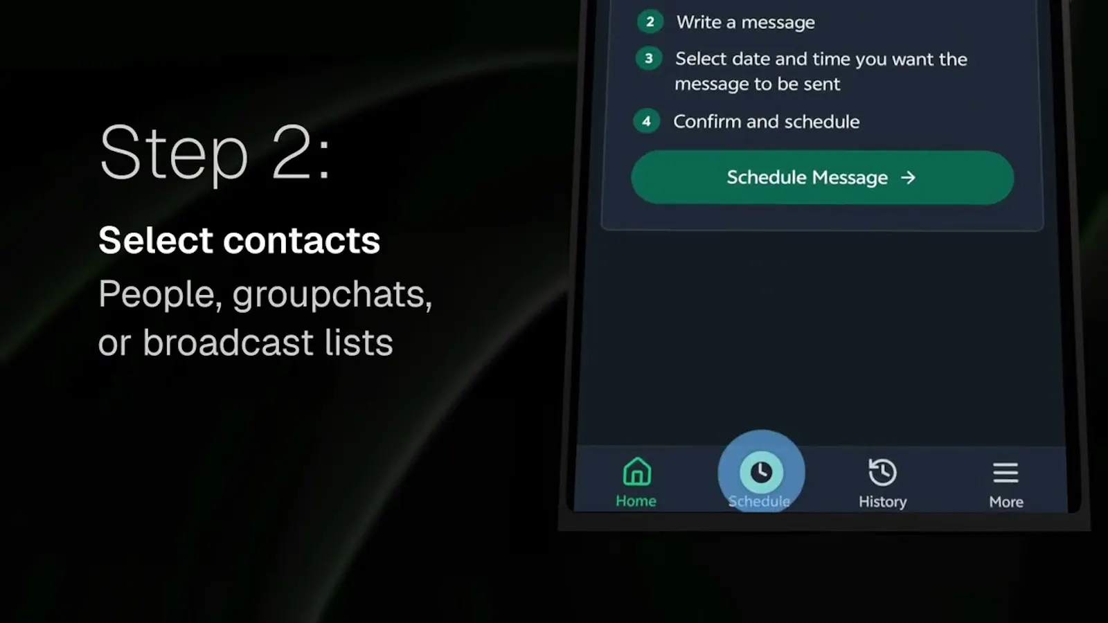 Chatmaid Schedule screenshot 1 (video preview)