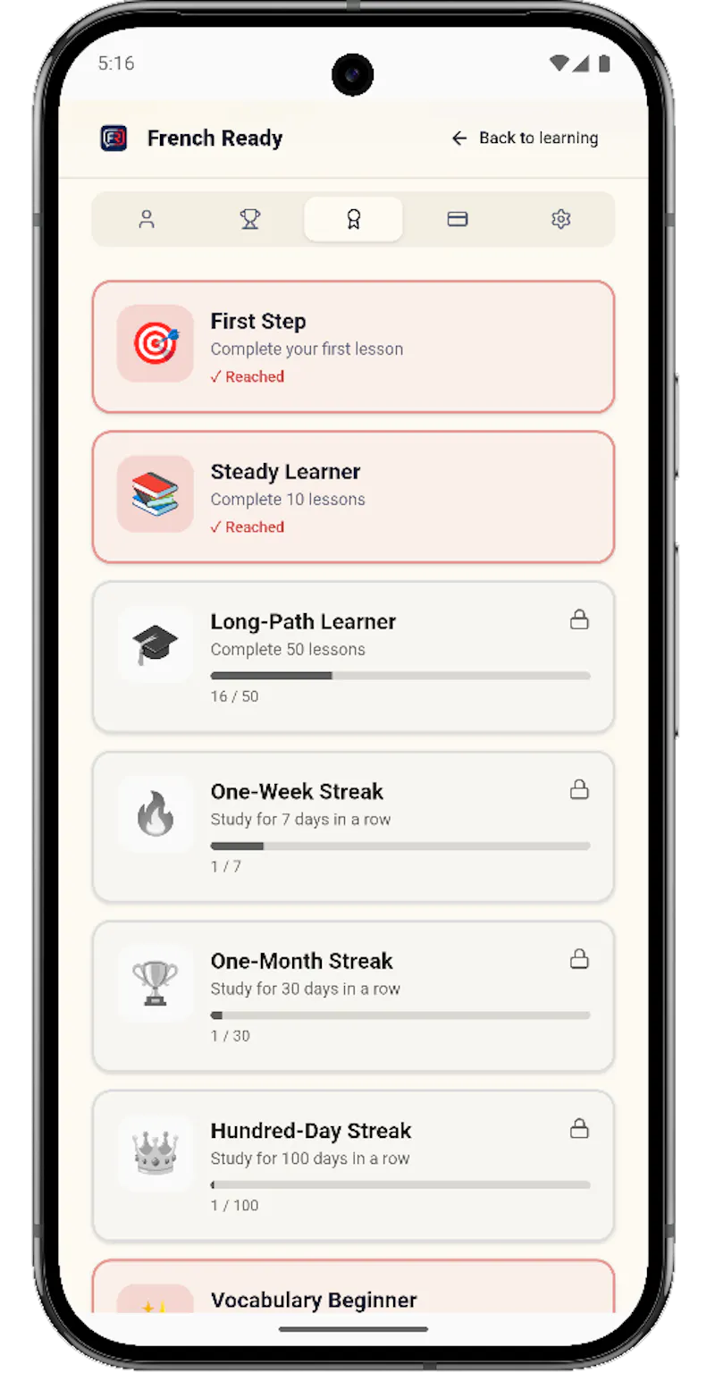French Ready App screenshot 2