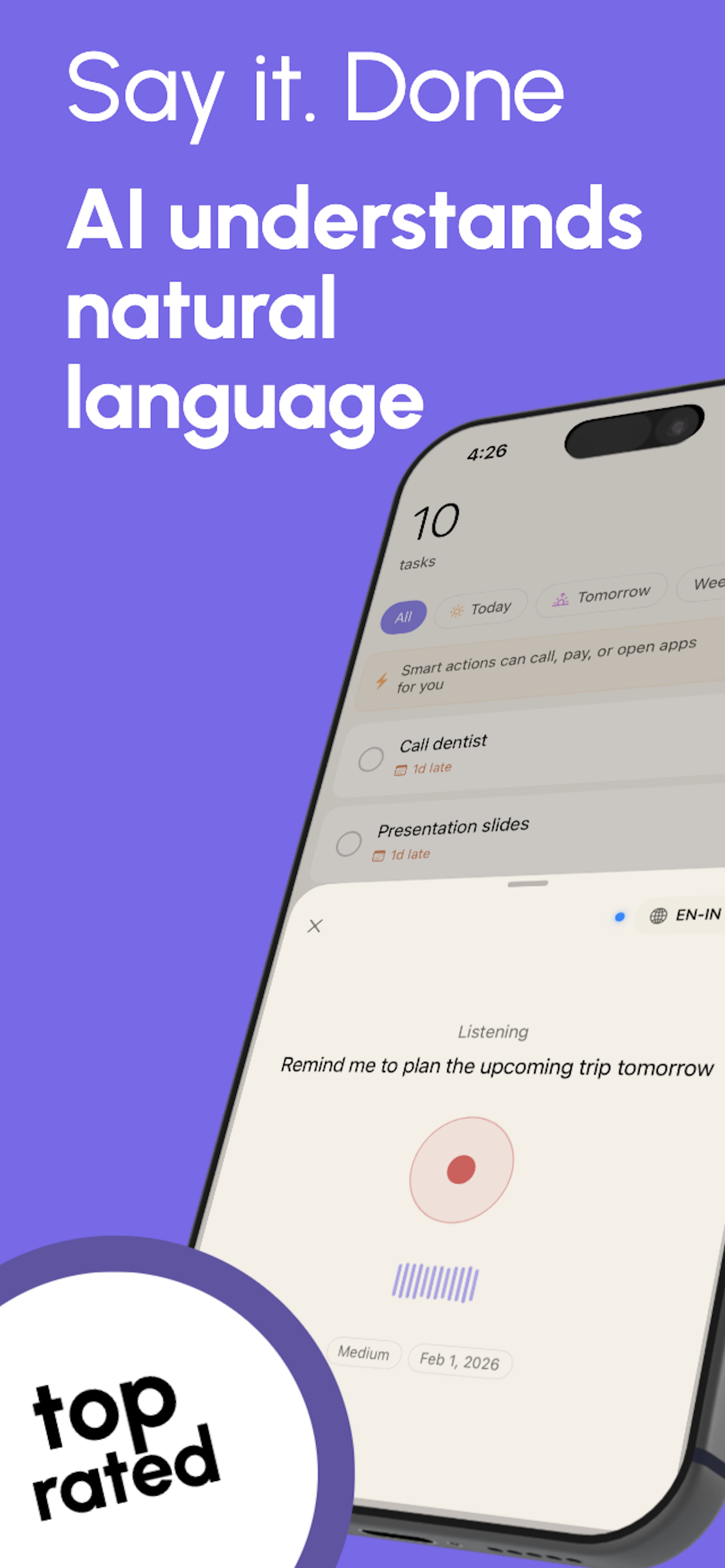 MindDraft - AI Daily Planner & To-do gallery image