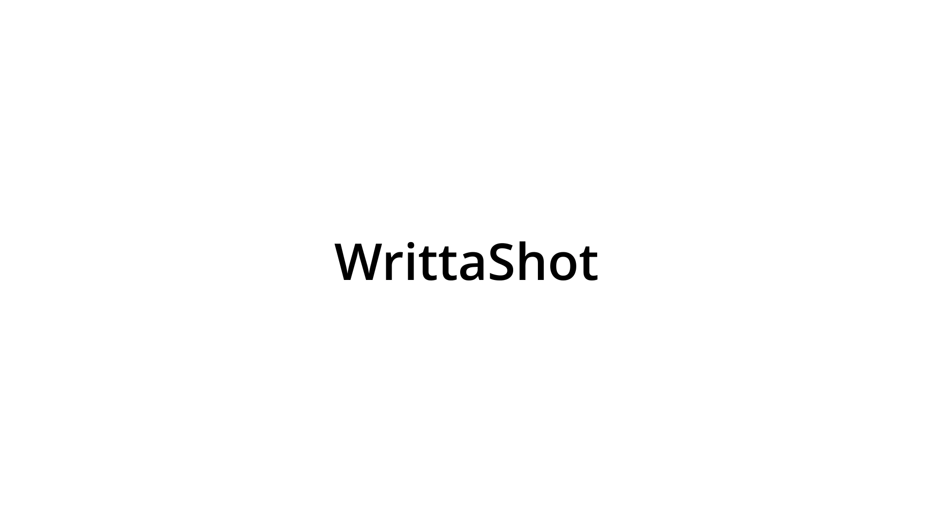 WrittaShot logo