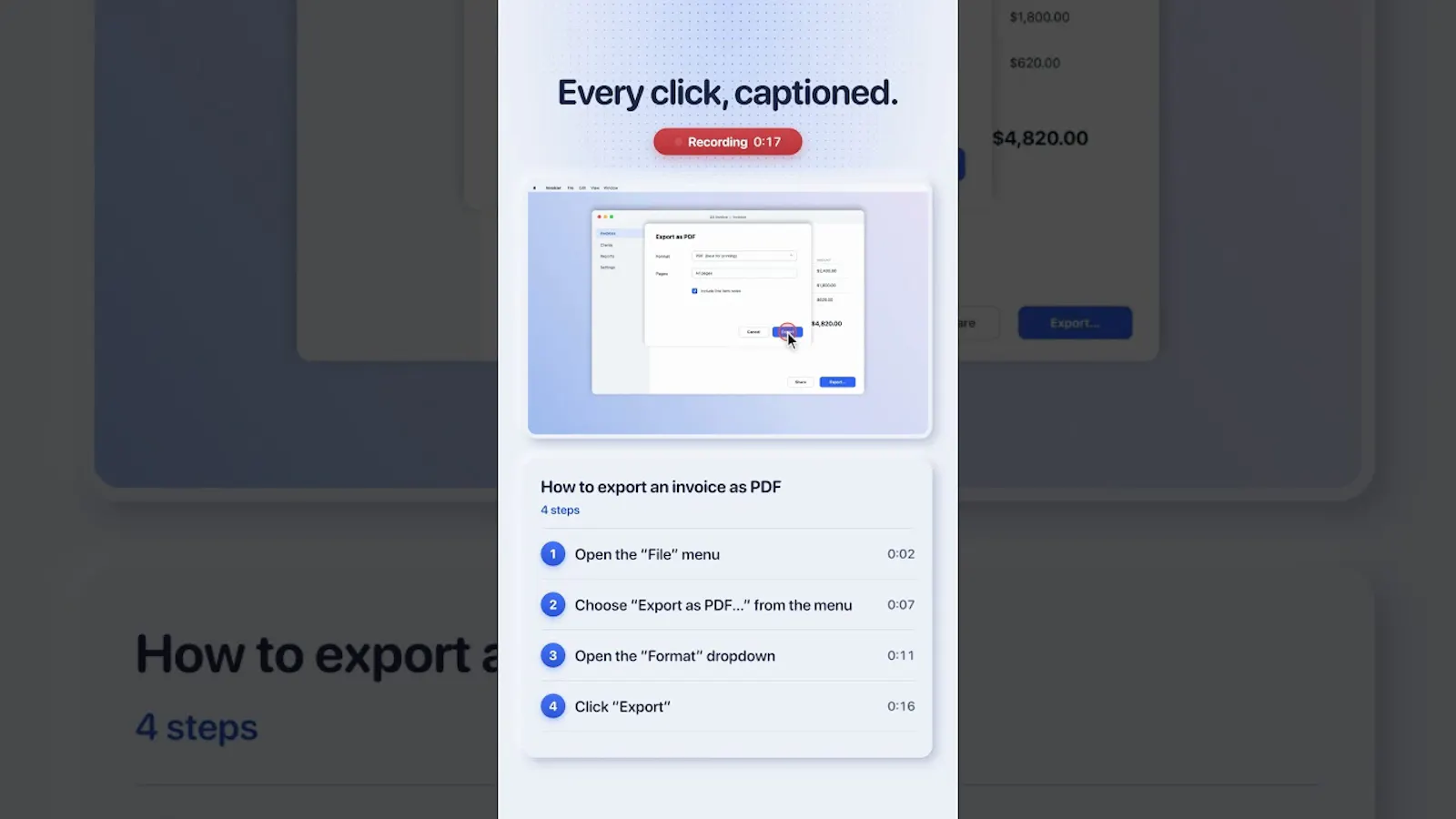 Stepwise screenshot 1 (video preview)