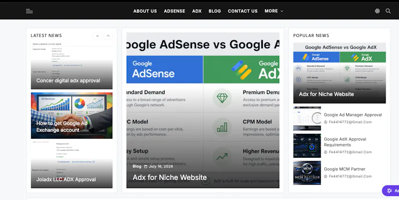 Adxapproval screenshot 1