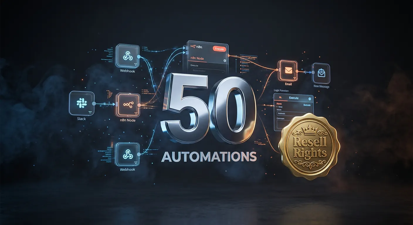 50 n8n AI Automations Agency Bundle gallery image