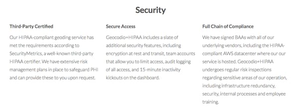 Geocodio+HIPAA gallery image
