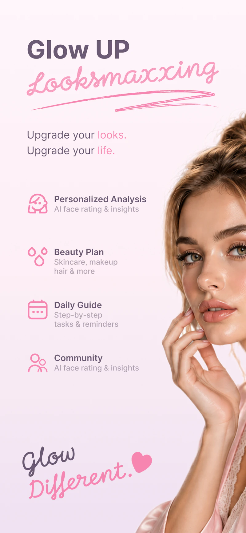 Glowia AI: Beauty LooksMaxxing screenshot 1