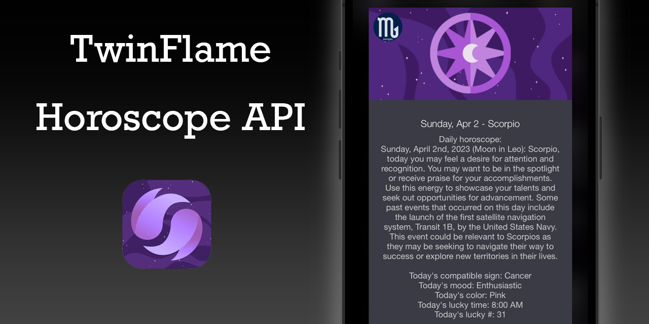 Mídia 1 de A API de horóscopo Twinflame