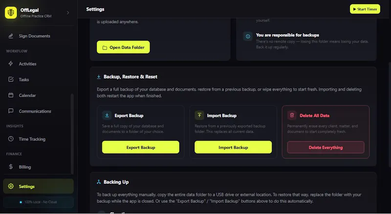 OffLegal screenshot 4