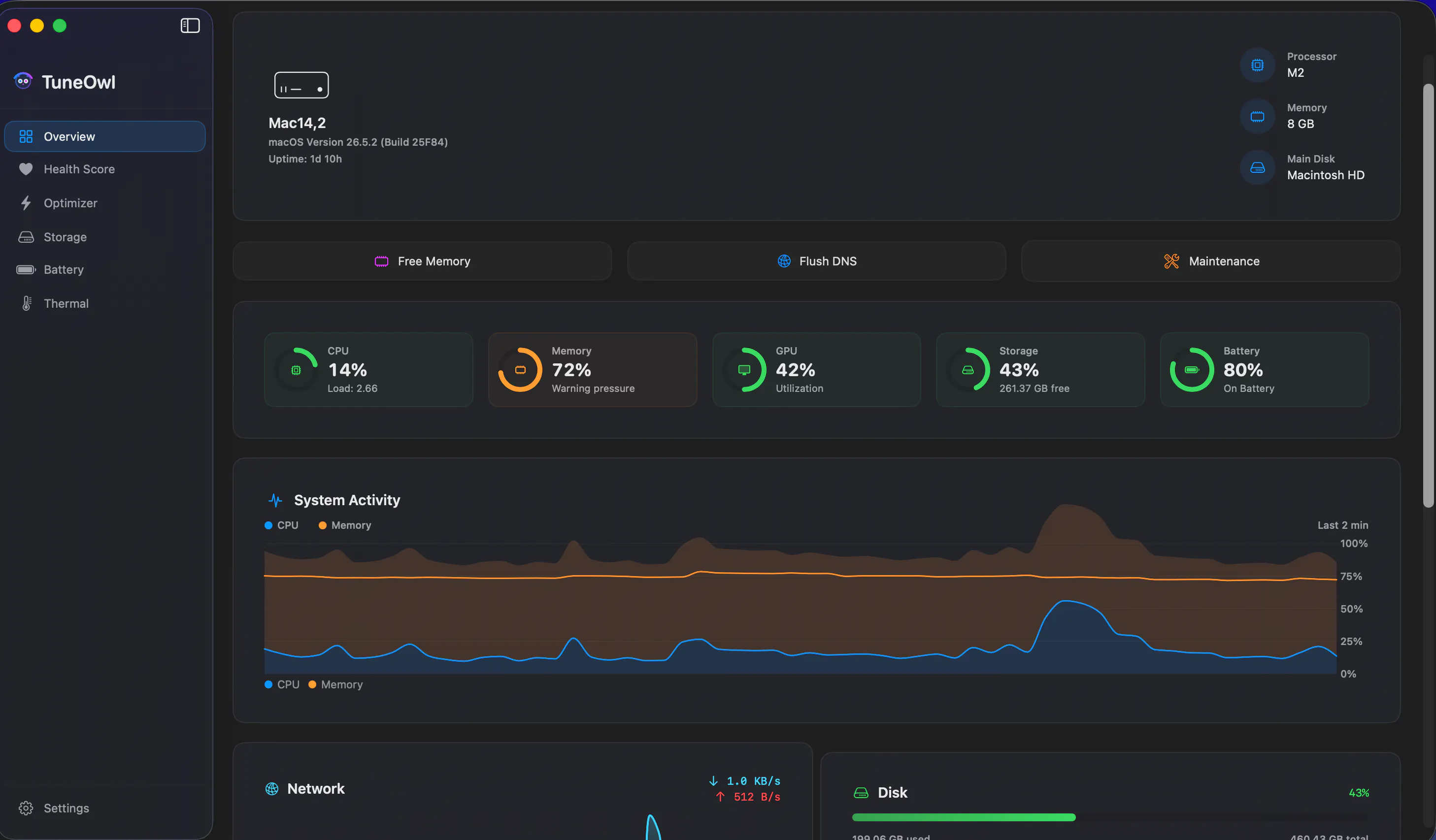 TuneOwl screenshot 1