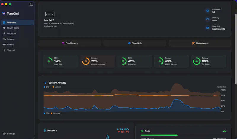 TuneOwl screenshot 1