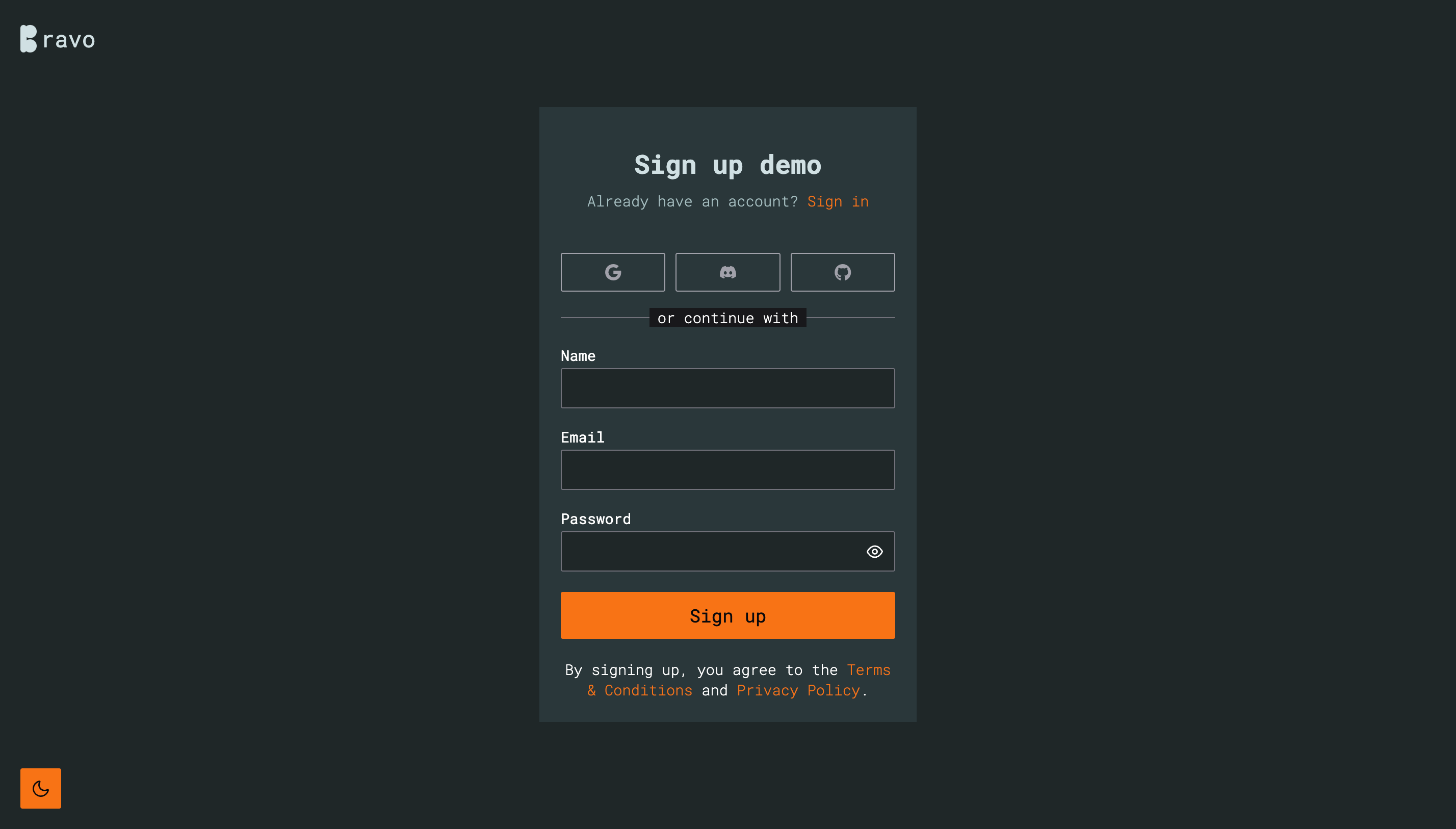 Bravo Boilerplate media 1